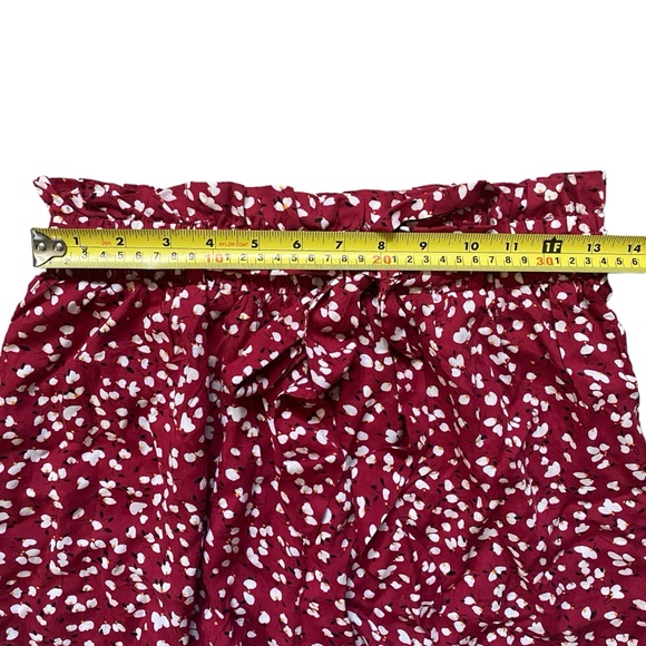 Floral Paper Bag Shorts with Belt - Picture 3 of 6